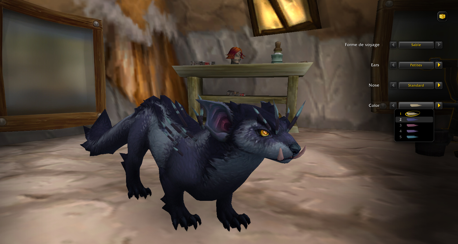 Haranir Druide : Forme de voyage