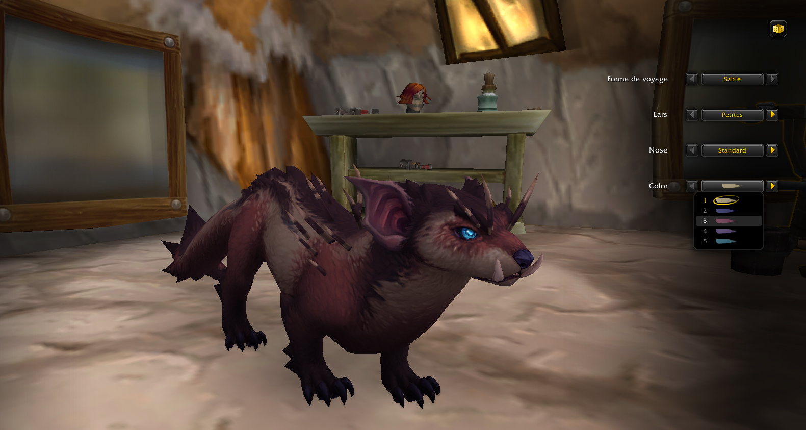 Haranir Druide : Forme de voyage