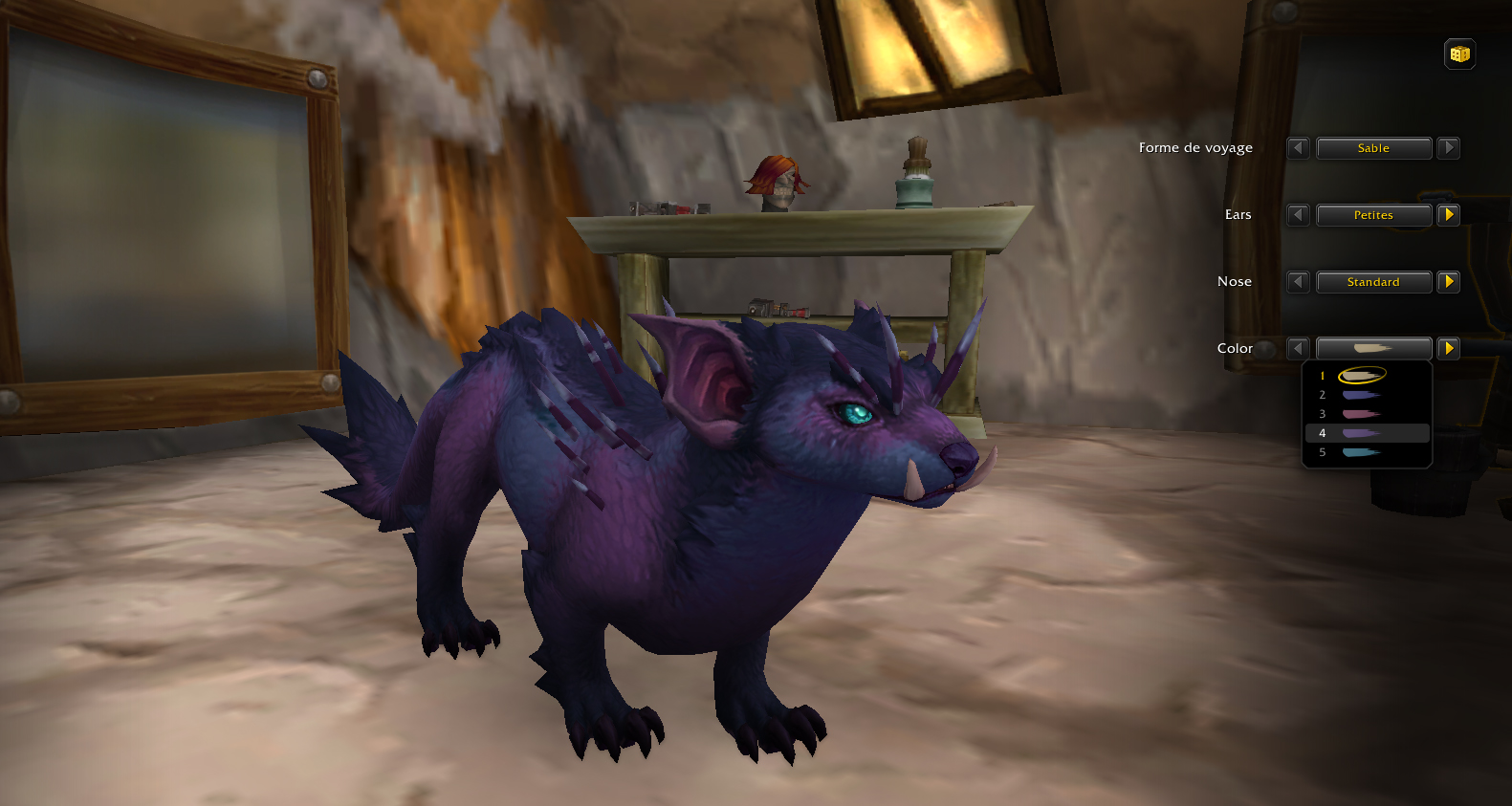 Haranir Druide : Forme de voyage