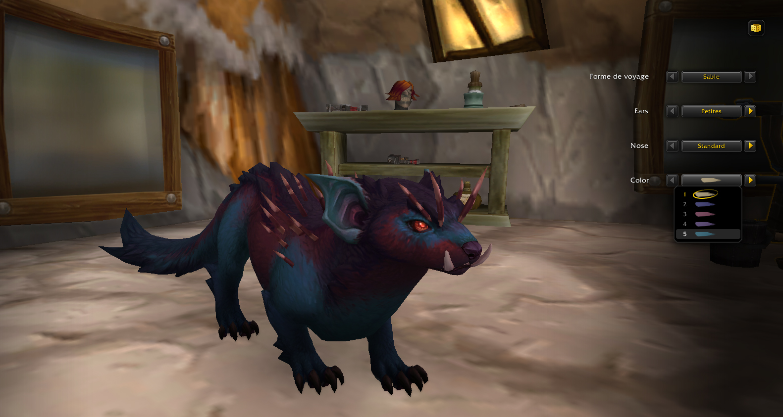 Haranir Druide : Forme de voyage