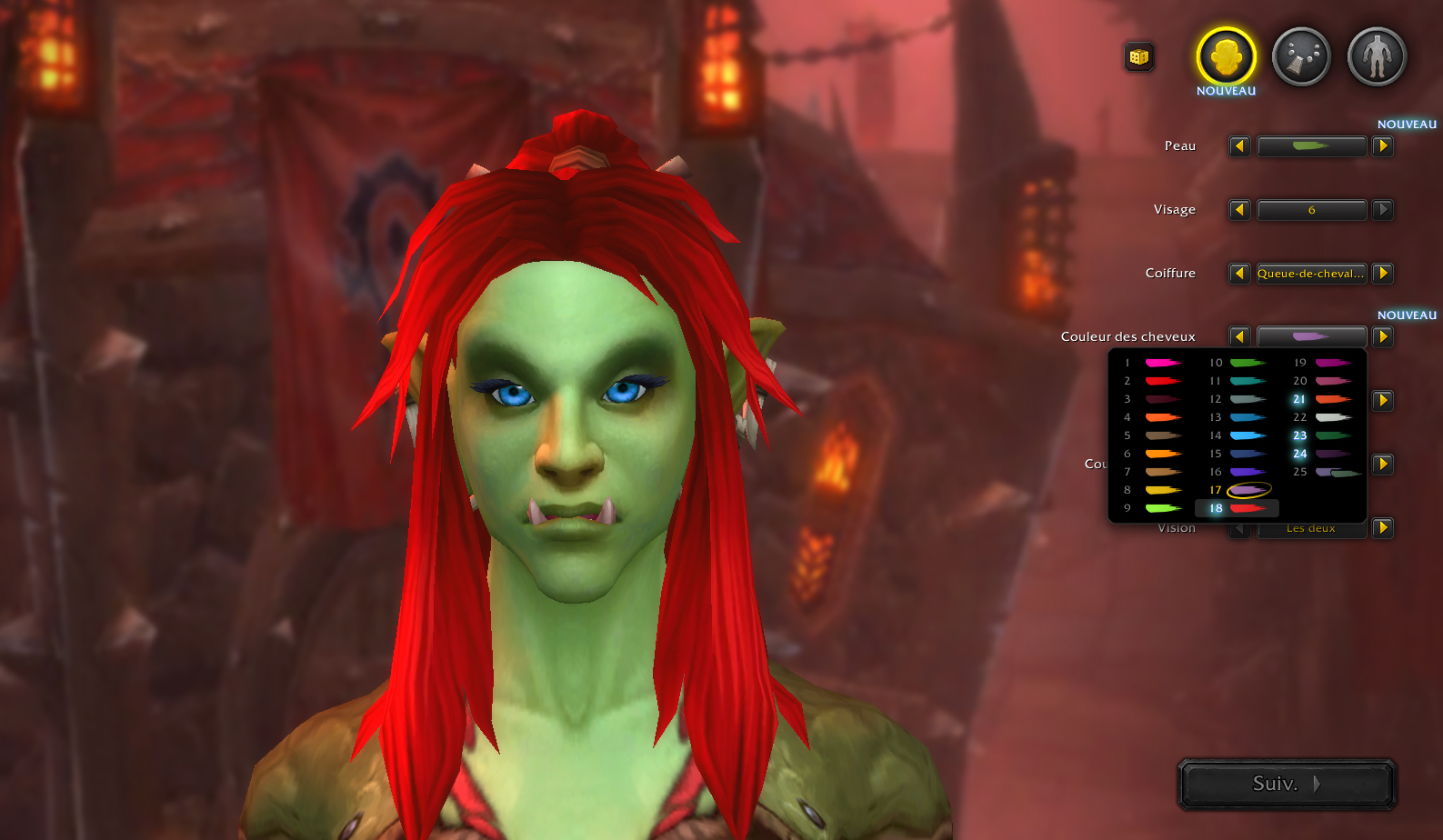 Nouvelle couleur de cheveux (F) Nouvelle couleur de cheveux (F)