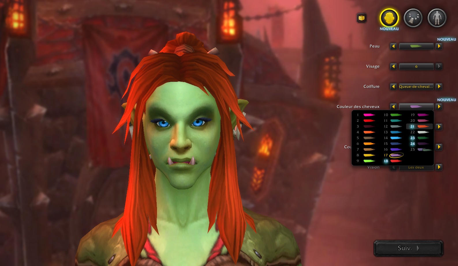 Nouvelle couleur de cheveux (F) Nouvelle couleur de cheveux (F)