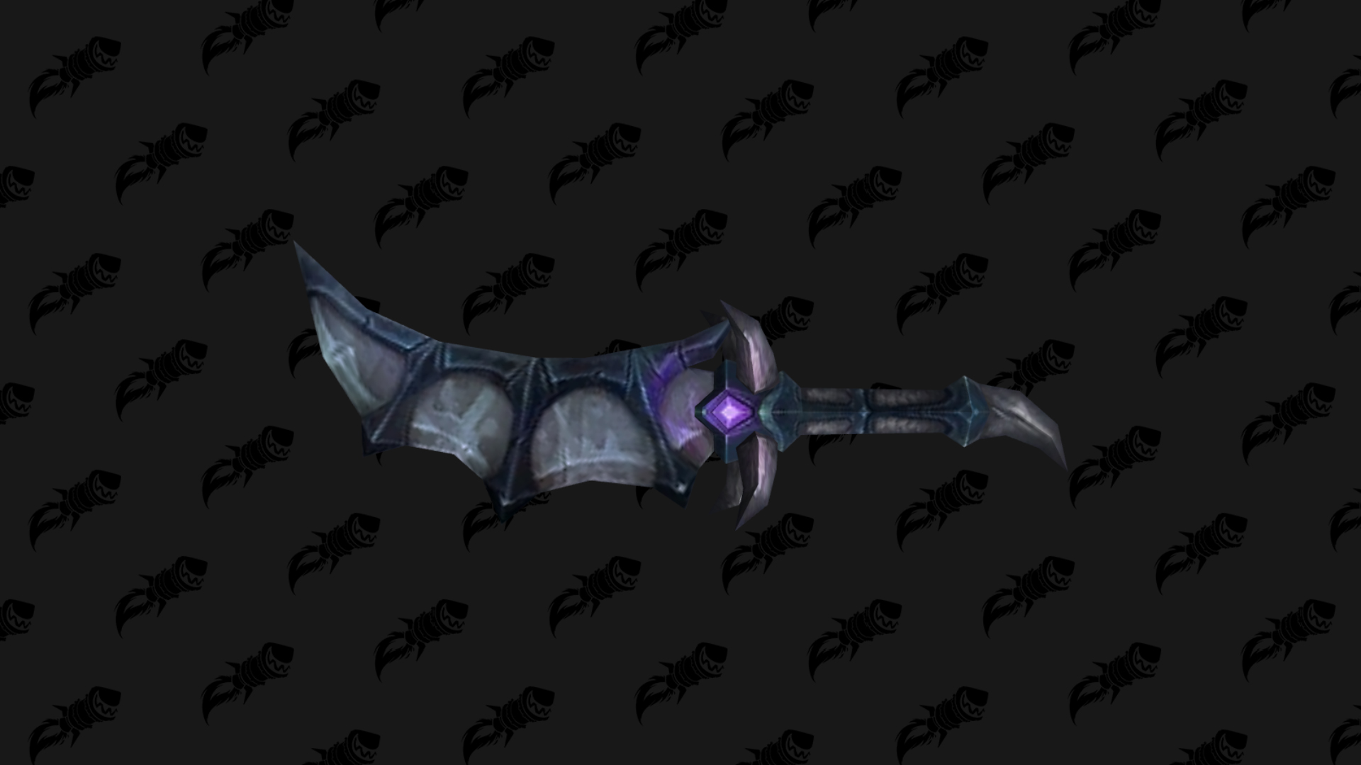 Couteau rituel abimé (dague à 1 main)