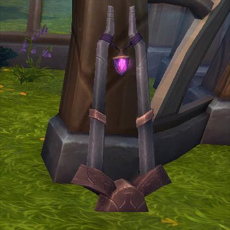 Grande lampe de draenéthyste