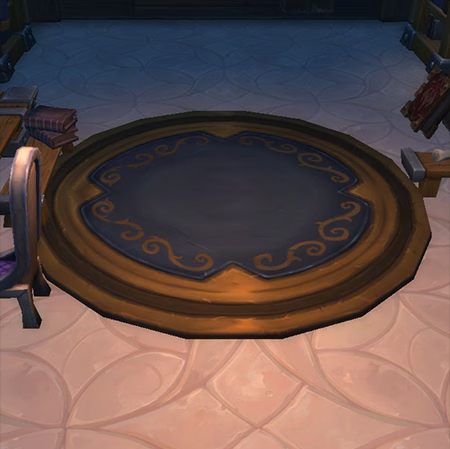 Tapis circulaire gilnéen