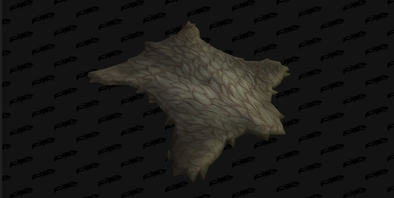 Clefthoof Hide Rug