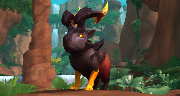 renifleur corne-ebouriffe gangrene : mascotte promotionnelle du blizzard gear
