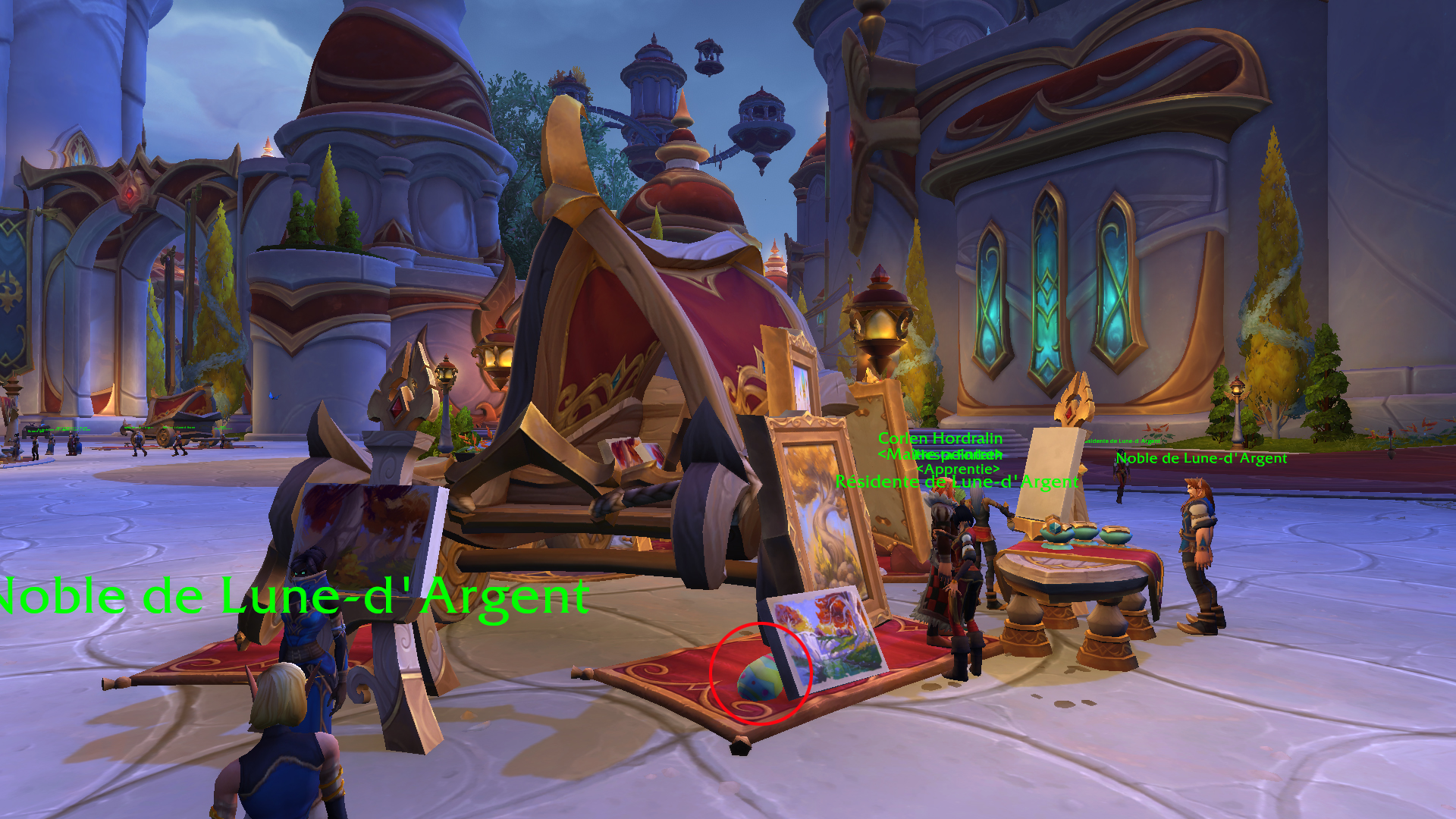 Chasse aux oeufs à Lune-d'argent