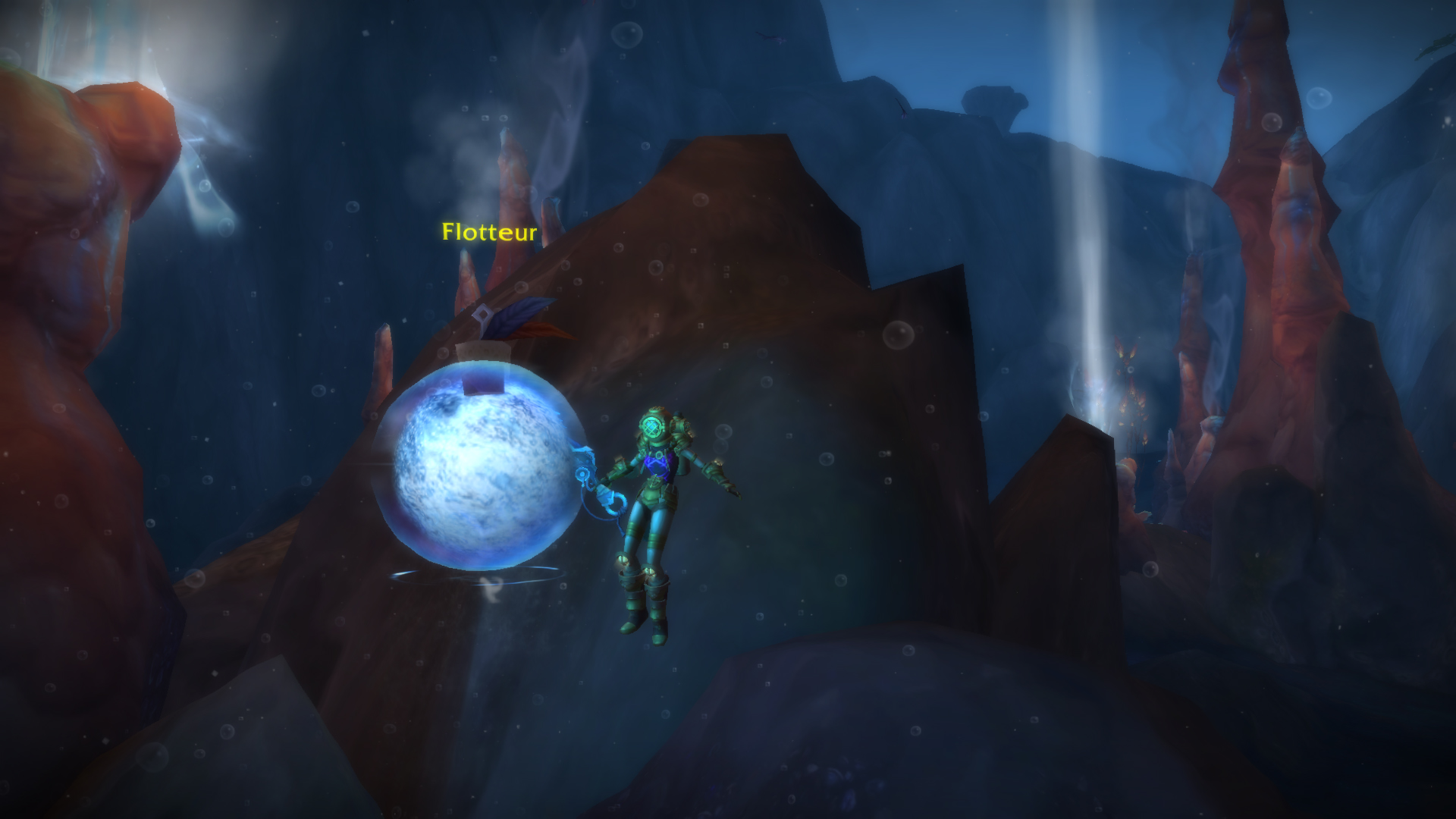 Pêchez dans les bulles