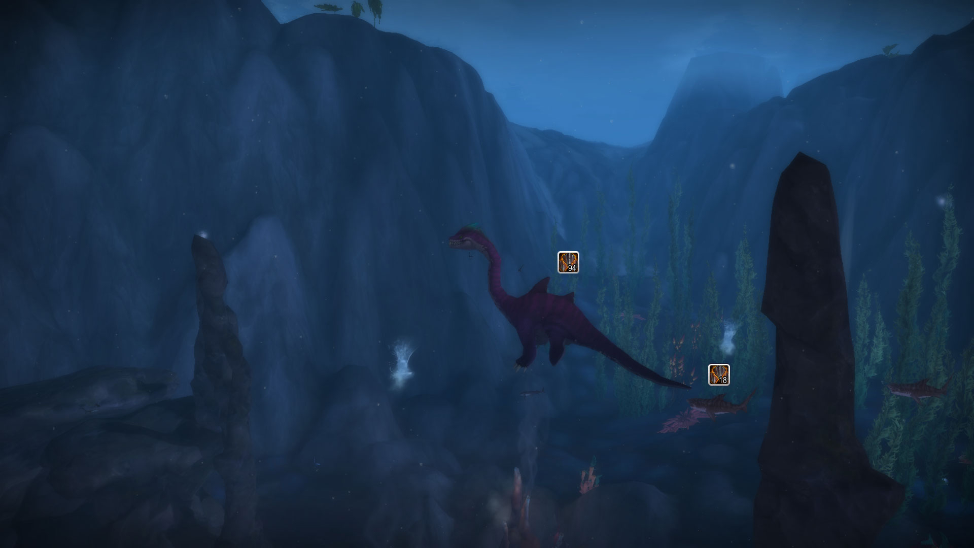 Poisson légendaire avec 99 couches d'écailles