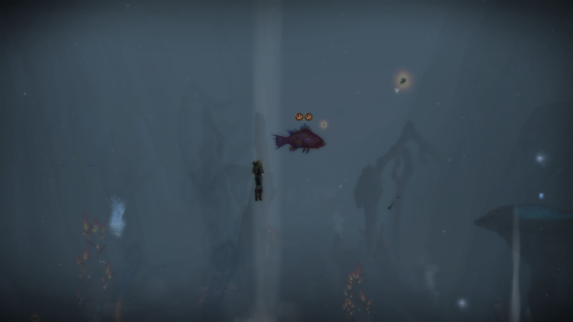 Poisson avec 2 couches d'écailles