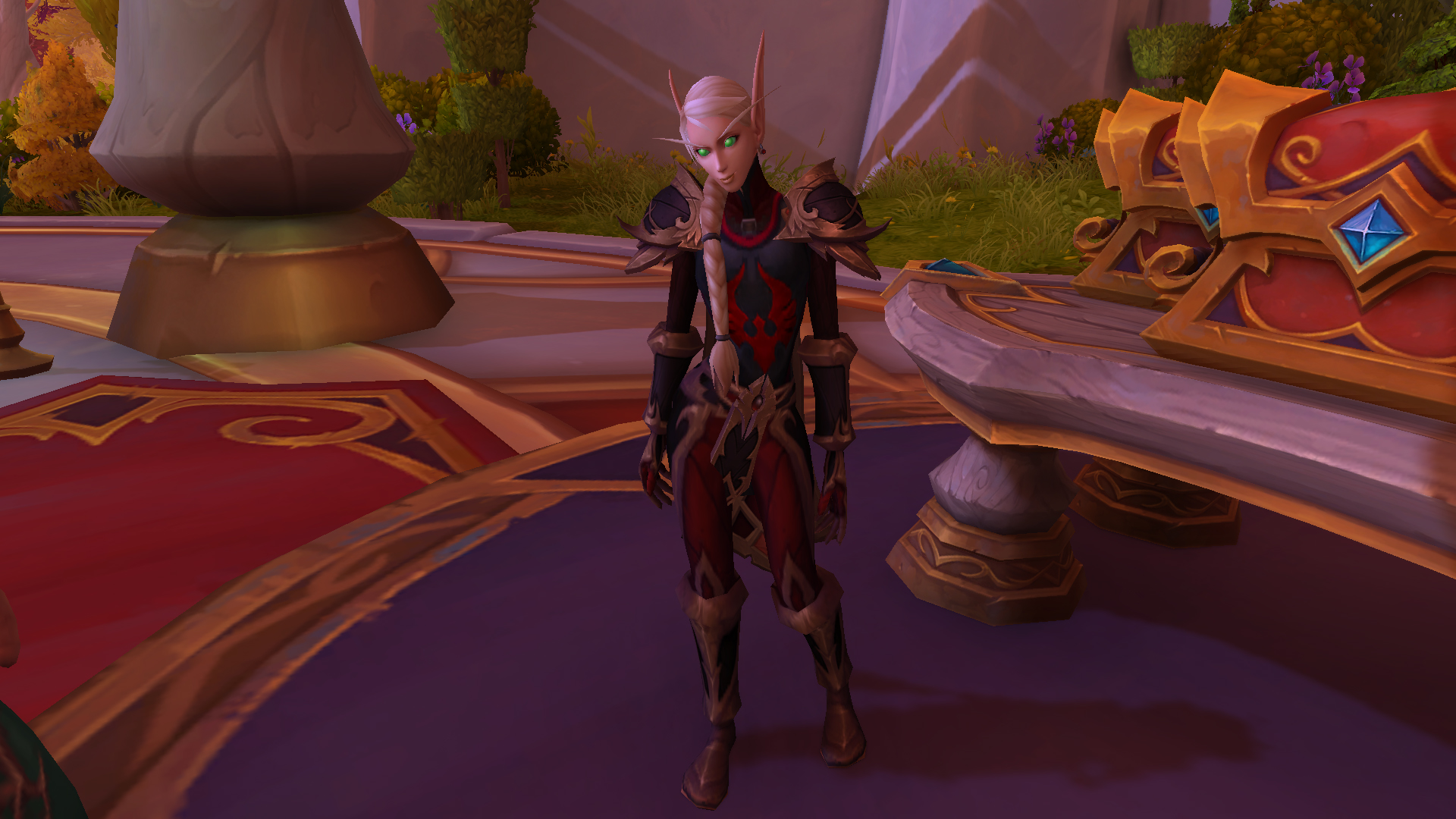 Armurière Ecudor, intendante de la faction Chevaliers de sang