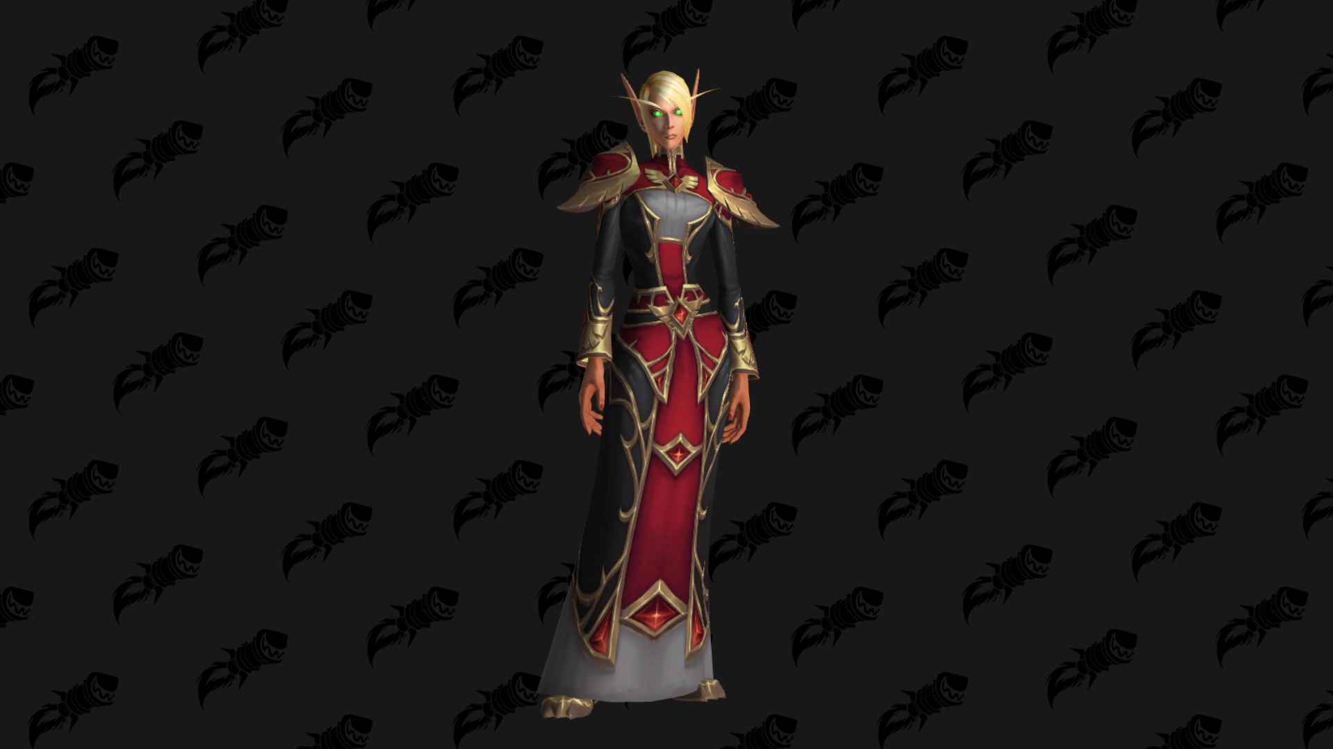 Ensemble : tenue de parade élégante des Chevaliers de sang Ensemble : tenue de parade élégante des Chevaliers de sang