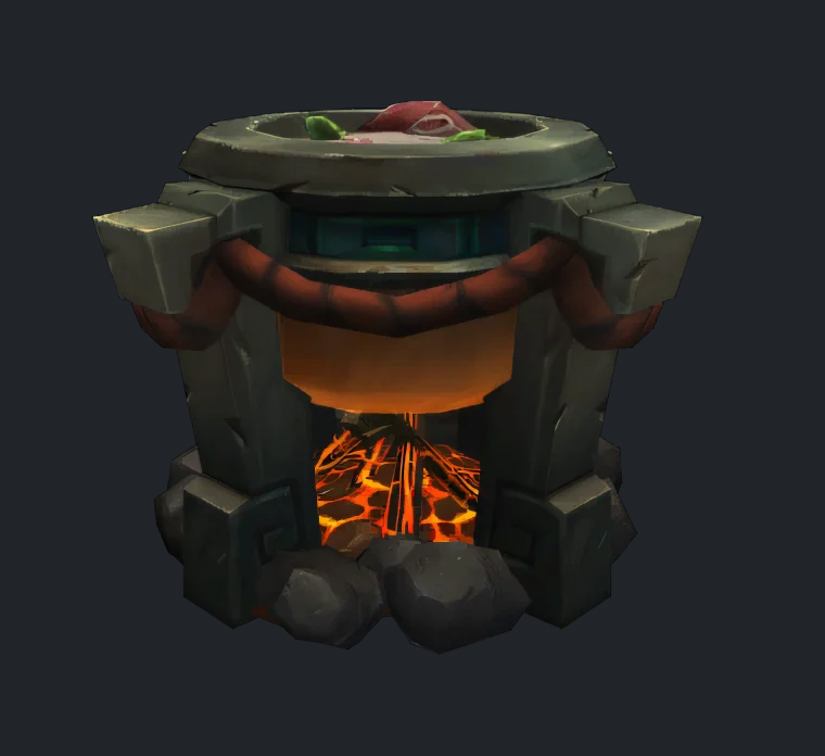 Chaudron amani bouillonnant