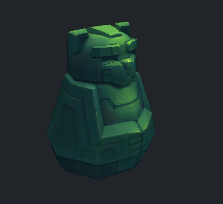 Idole taillée de Nalorakk, Loa de la guerre