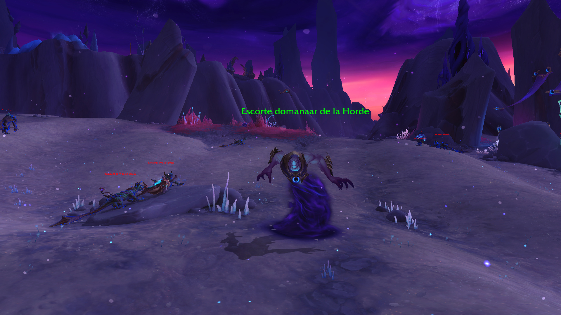 Escortez le Domanaar de votre faction