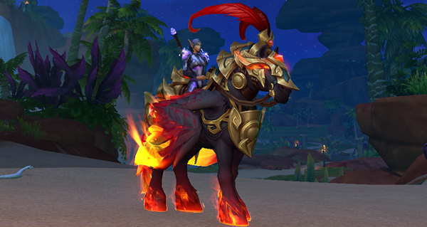 monture du nouvel an lunaire : vaillance ardente