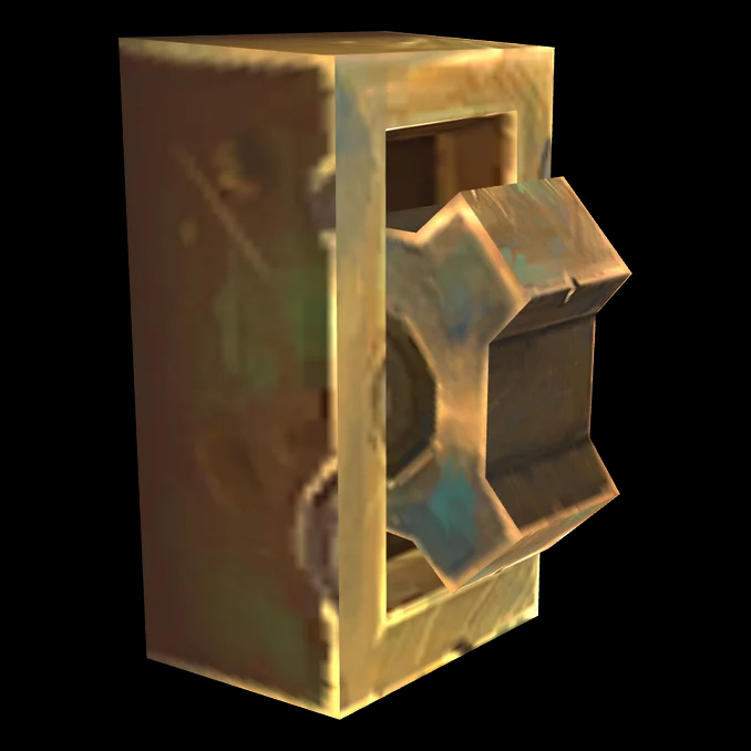 Écrou de machine bien huilé