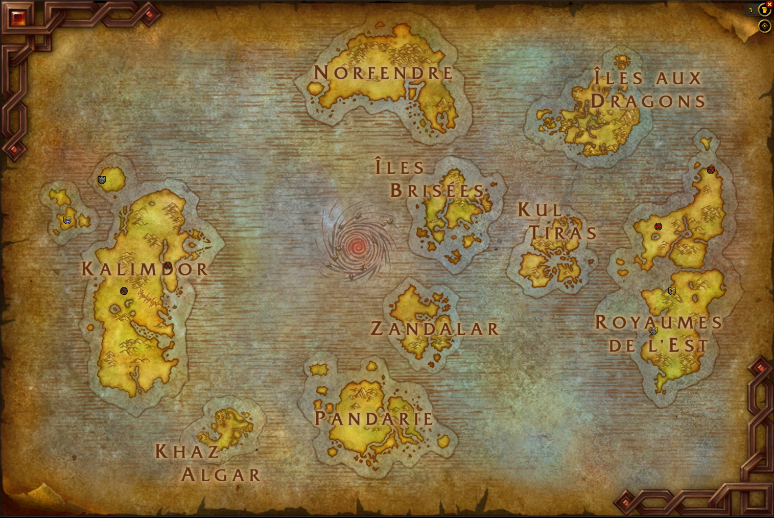 Carte d'Azeroth (extension The War Within)