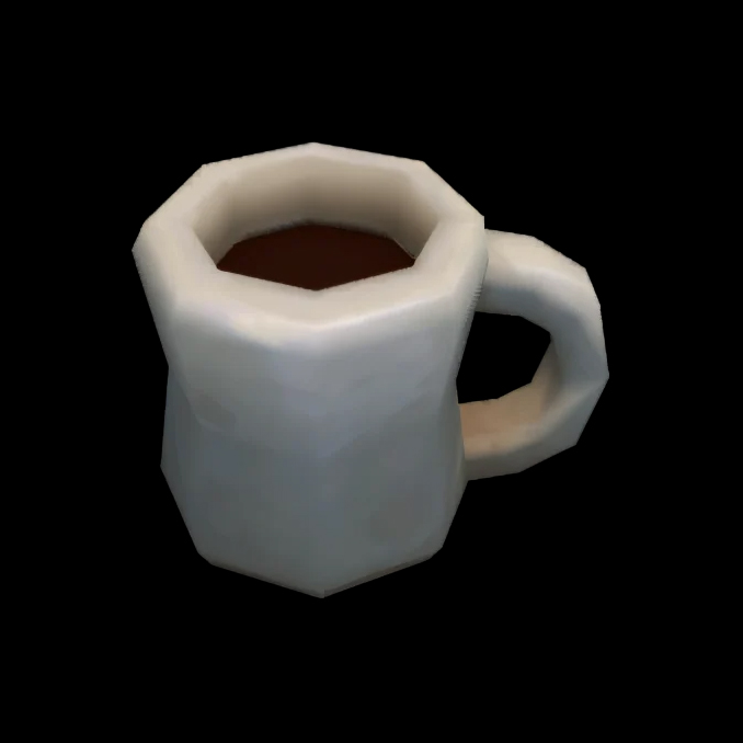 Chope de kafa en céramique