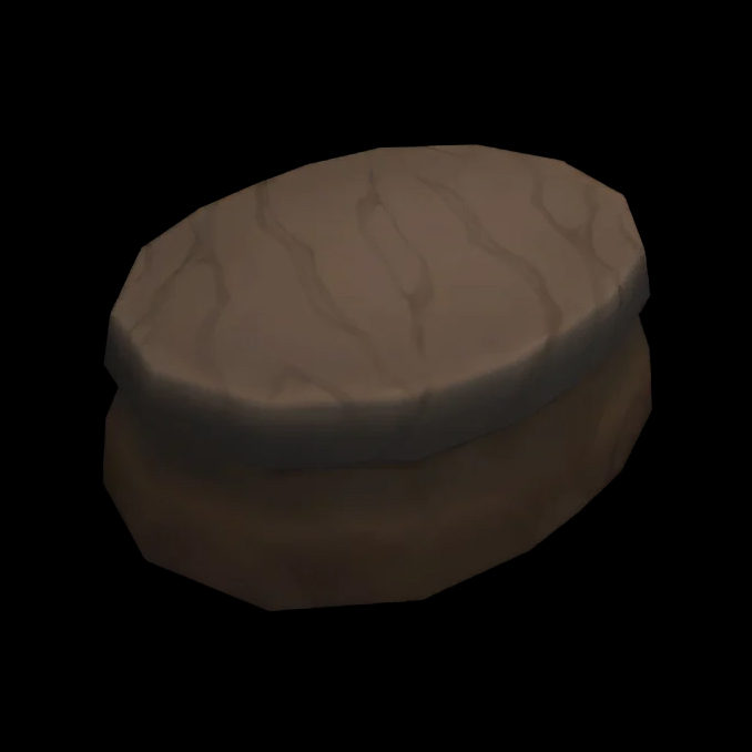 Table souterraine sous-décorée