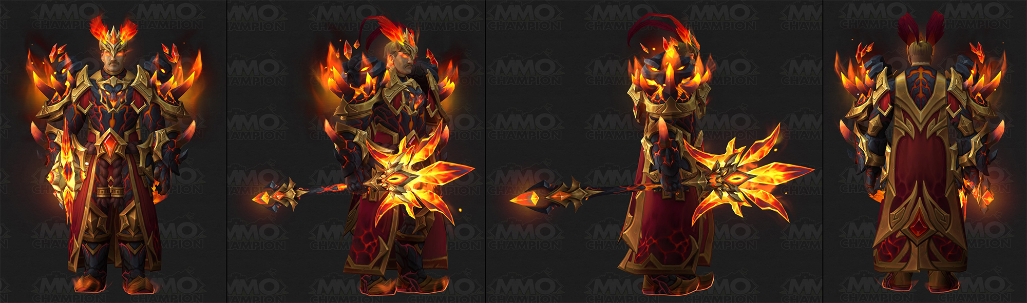 Ensemble : conquête ardente et Arme d'hast ardente 