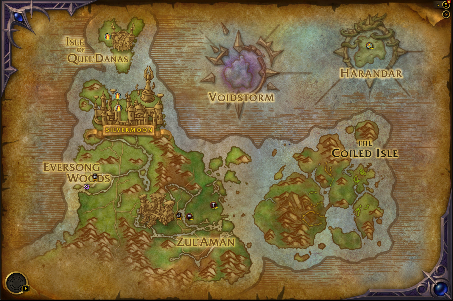 Mise à jour de Quel'Thalas Mise à jour de Quel'Thalas