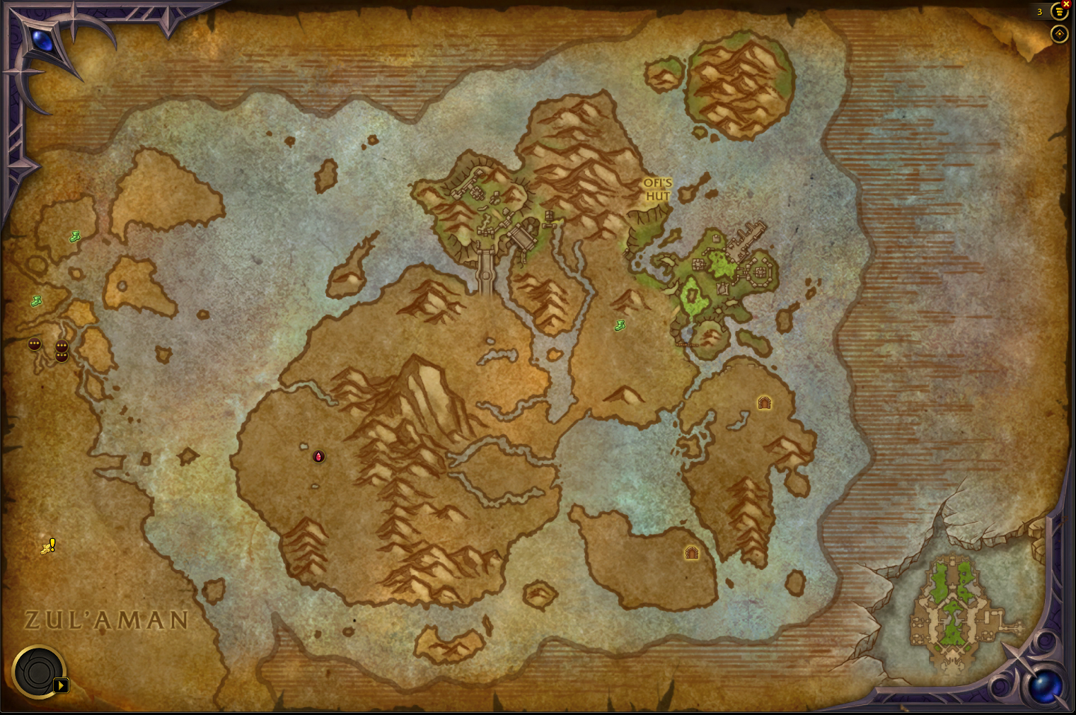 Patch 12.1 : Carte de l'île d'Annelée