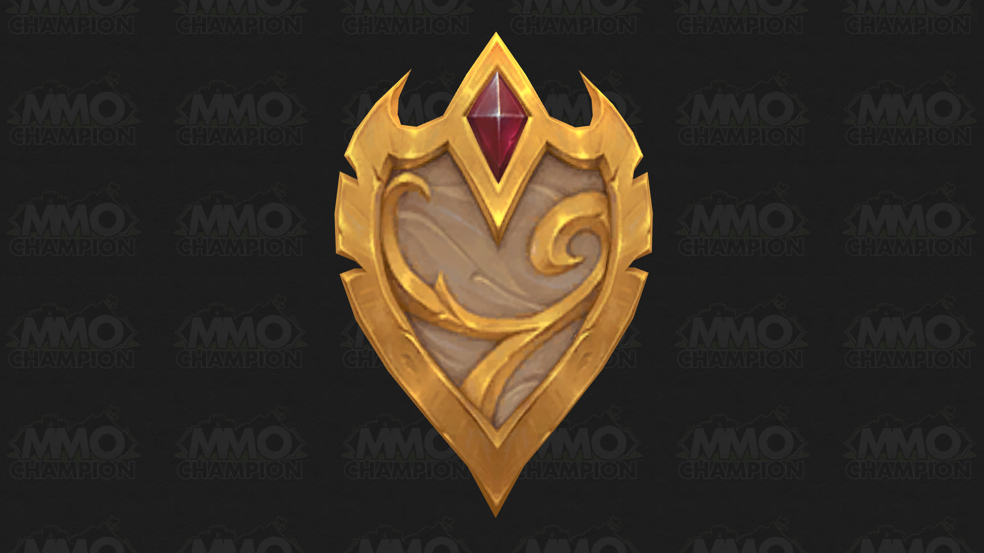Hanging Blood Knights Shield