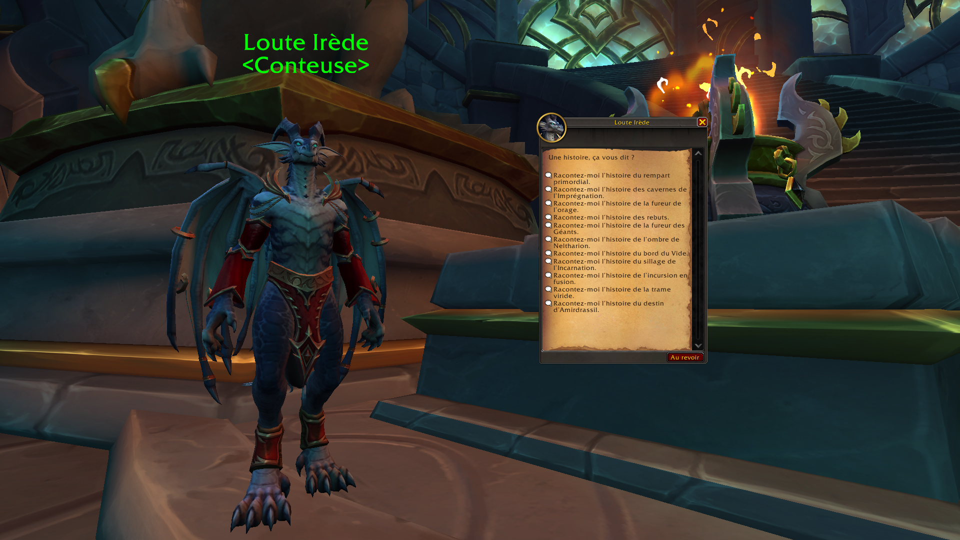 Loute Irède à Valdrakken