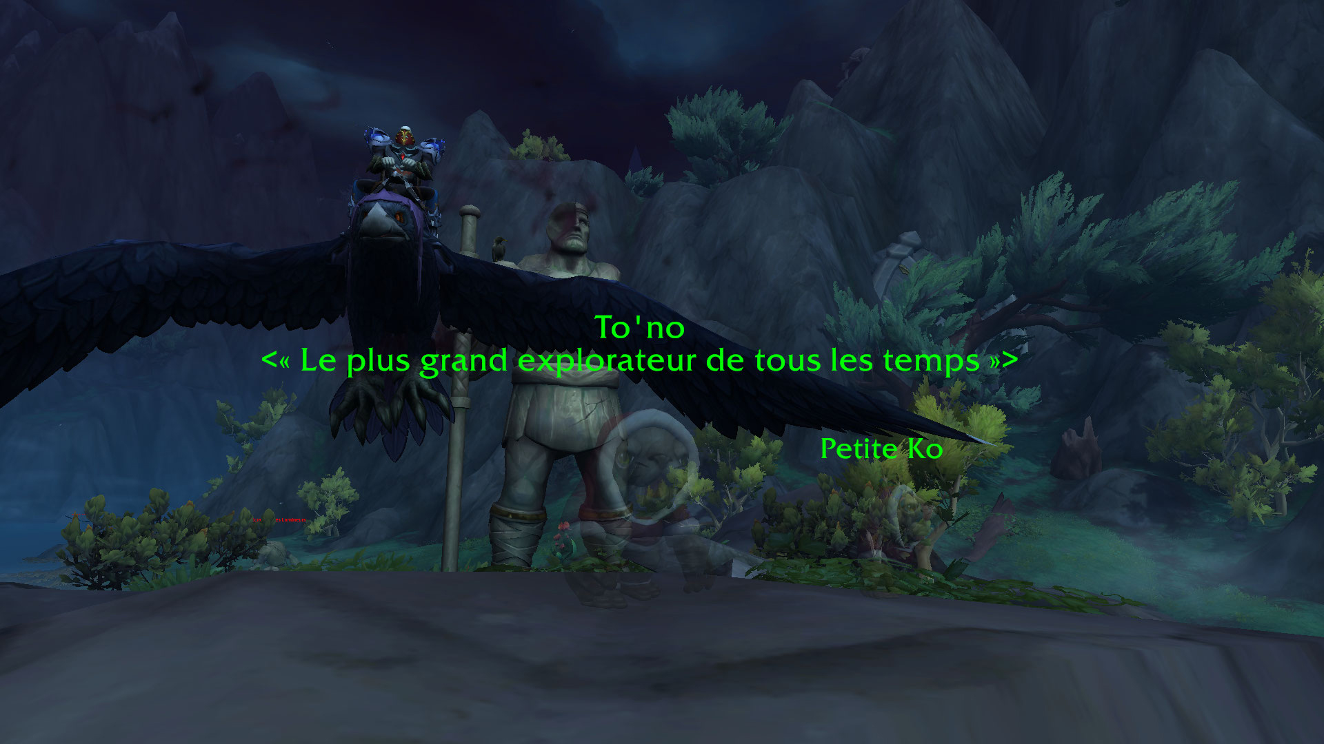 To'no dans les Confins interdits (îles aux Dragons)