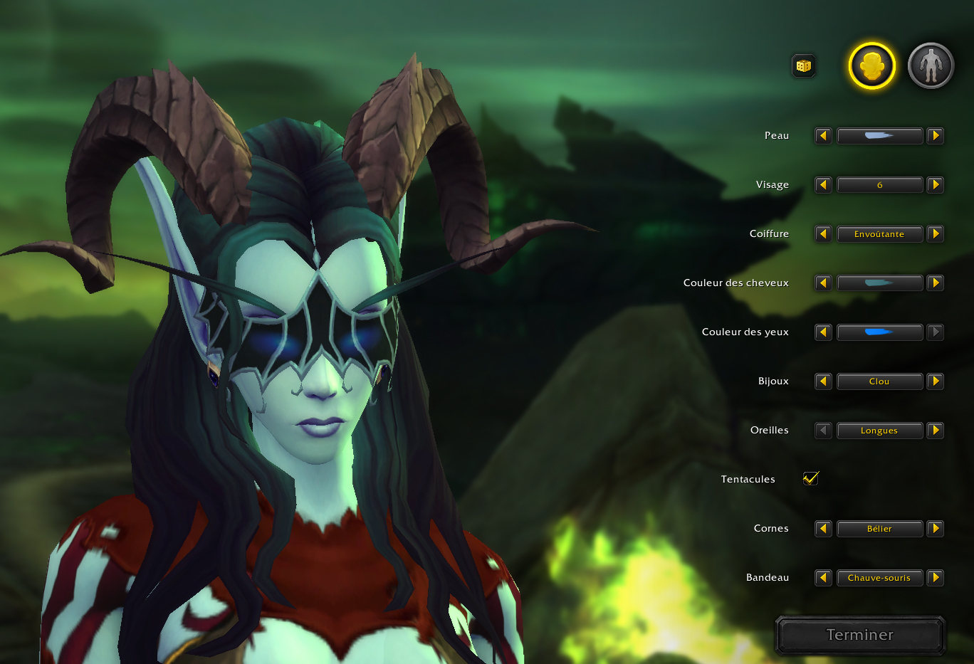 Elfe du Vide : Bandeau chauve-souris (patch 12.0.5)