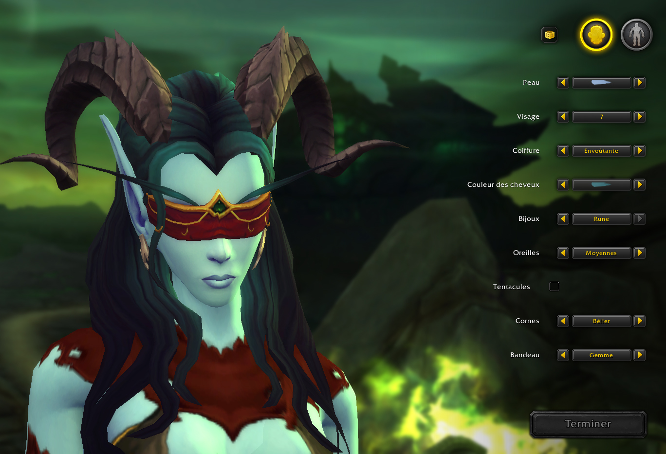 Elfe du Vide : Bandeau gemme (patch 12.0.1)