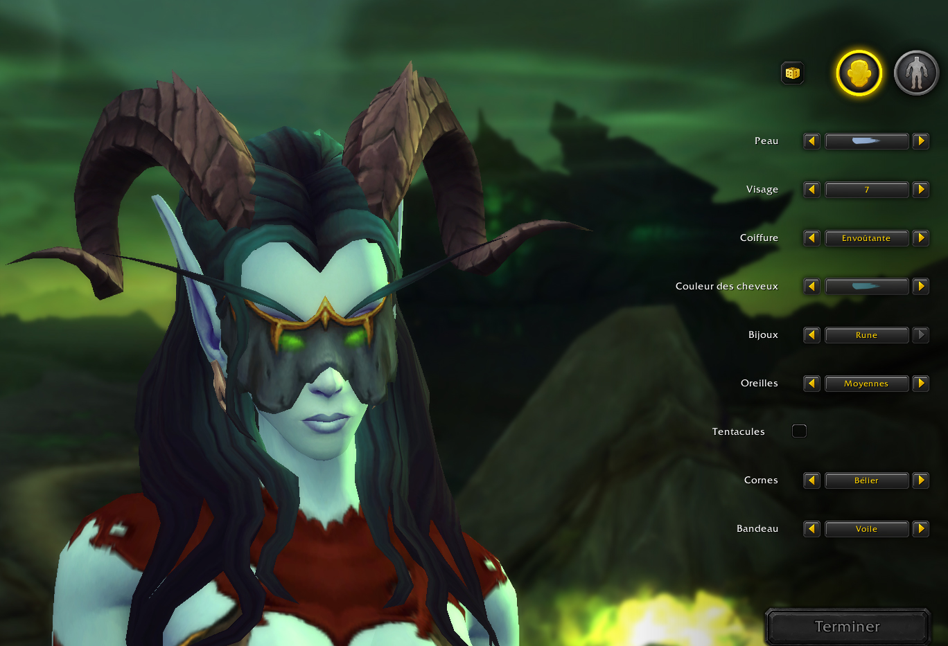 Elfe du Vide : Bandeau voile (patch 12.0.1)