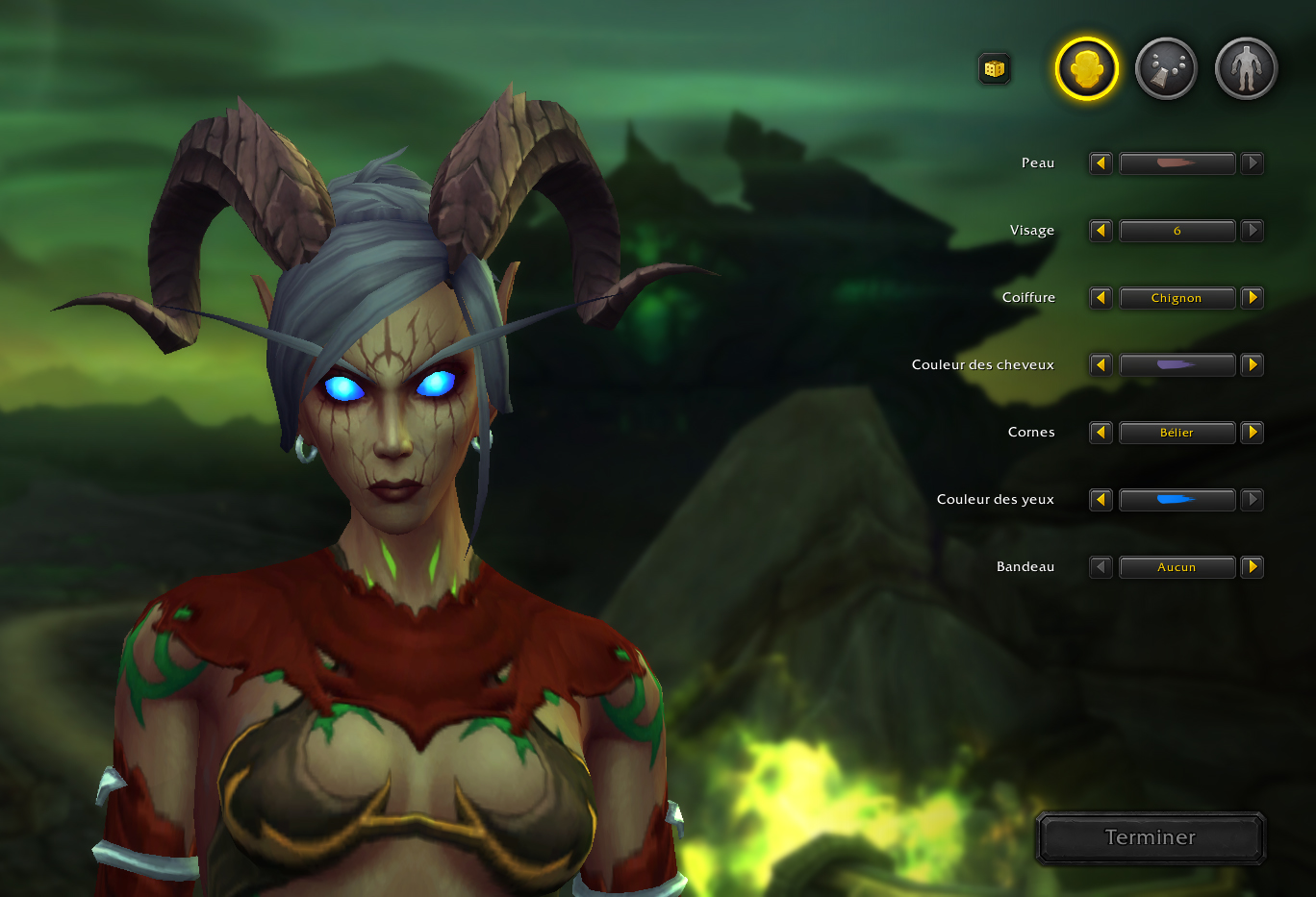 Patch 12.0.5 : Option yeux bleus