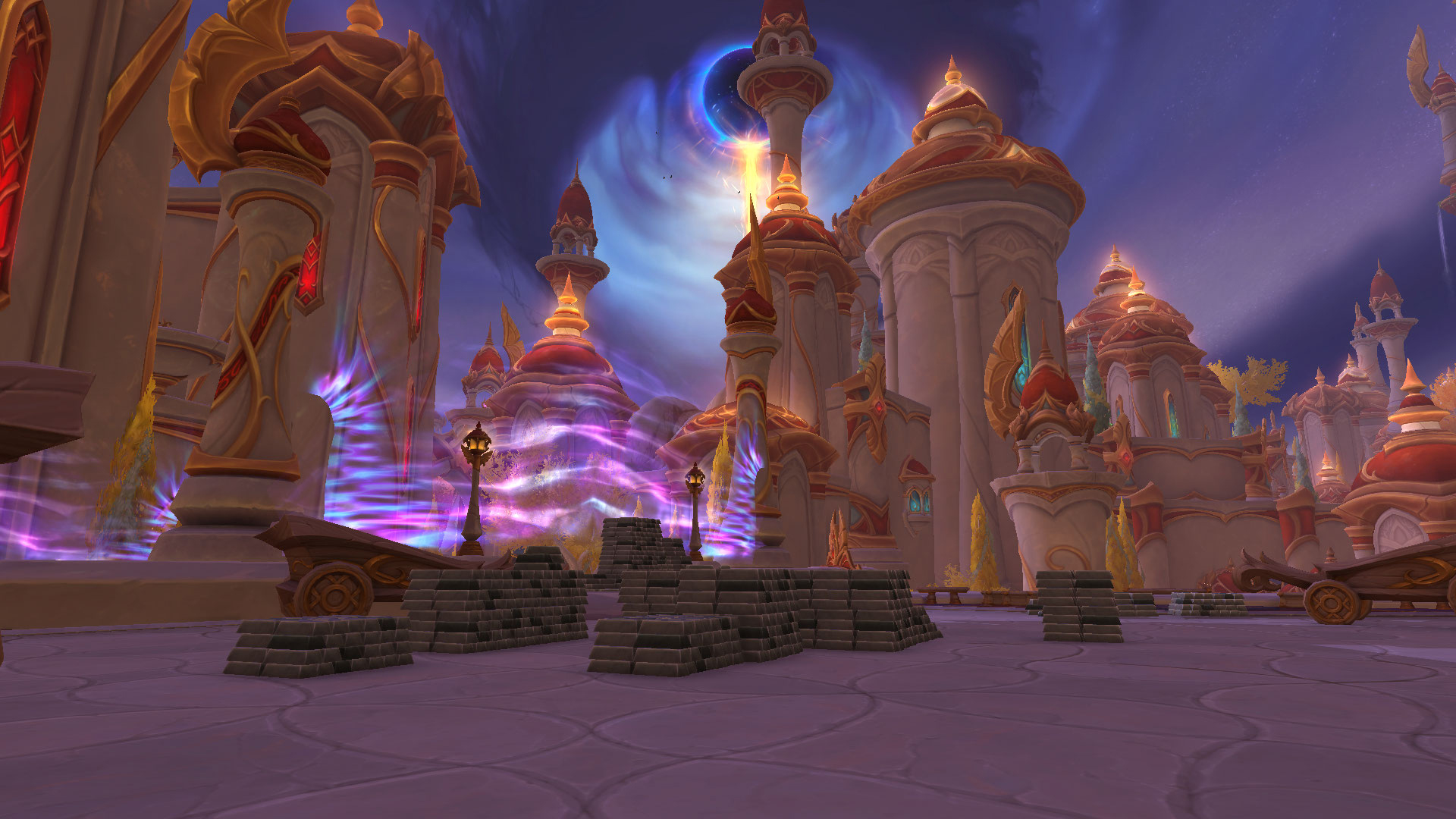 Duel de décoration dans une zone instanciée de Lune-d'Argent