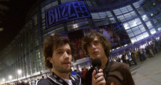 Mamytwink et Enigmatik devant la Blizzcon