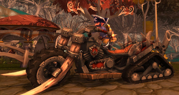 Deux Gnomes et le Chopper de la Horde