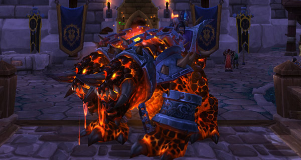 Chien du magma pour les 10 ans de WoW