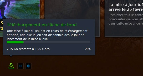 Téléchargement du patch 6.1