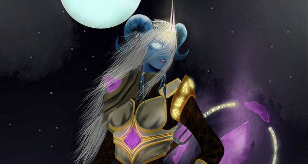 Yrel Paladin Draenei par Caold