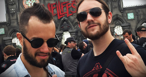 Mamytwink et Zecharia au Hellfest 2015