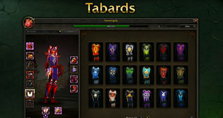 Système de stockage de tabards