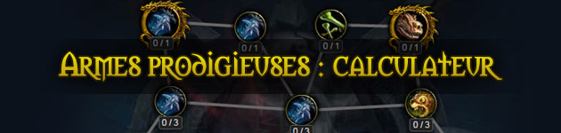 Calculateur de talents Artefacts