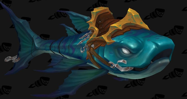 Monture poisson et arme prodigieuse