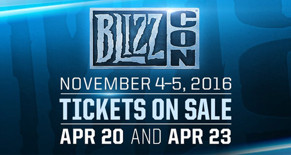 La Blizzcon 2016 : les dates