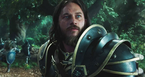 Lothar, joué par Travis Fimmel, dans le film Warcraft