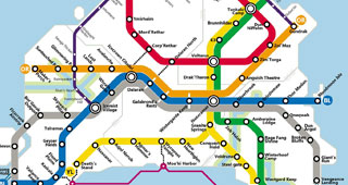 Norfendre version plan de métro