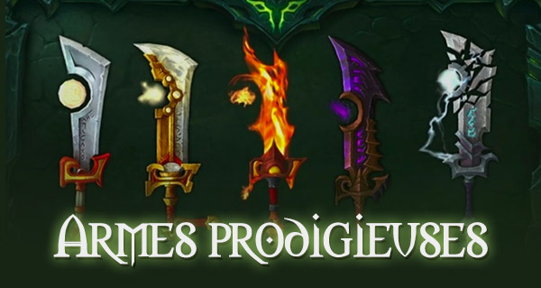 Legion : le guide des armes prodigieuses