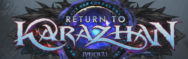 Bientôt de nouvelles informations sur le patch 7.1 : Return of Karazhan 